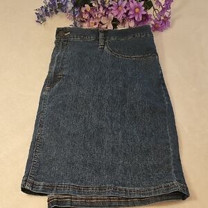 Lee Riders Midrise Denim Skirt Size 22